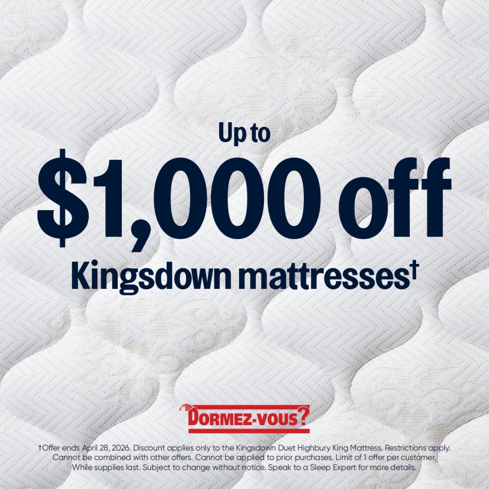 2084, 2084, Dormez-Vous - Campaign 71 - Jusqu’à 1 000 de rabais sur les matelas vedettes de Kingsdown - FR - Image Set 1 - 980x980, Dormez-Vous-Campaign-71-Jusqua-1-000-de-rabais-sur-les-matelas-vedettes-de-Kingsdown-FR-Image-Set-1-980x980-1.jpg, 286573, https://www.carrefourdelarivesud.ca/wp-content/uploads/2026/03/Dormez-Vous-Campaign-71-Jusqua-1-000-de-rabais-sur-les-matelas-vedettes-de-Kingsdown-FR-Image-Set-1-980x980-1.jpg, https://www.carrefourdelarivesud.ca/en/promotions-2/jusqua-1-000-de-rabais-sur-les-matelas-vedettes-de-kingsdown/dormez-vous-campaign-71-jusqua-1-000-de-rabais-sur-les-matelas-vedettes-de-kingsdown-fr-image-set-1-980x980/, , 5, , , dormez-vous-campaign-71-jusqua-1-000-de-rabais-sur-les-matelas-vedettes-de-kingsdown-fr-image-set-1-980x980, inherit, 2083, 2026-03-26 19:17:36, 2026-03-26 19:17:36, 0, image/jpeg, image, jpeg, https://www.carrefourdelarivesud.ca/wp-includes/images/media/default.png, 980, 980, Array